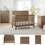 Atwood 3-Piece Nursery Set with Crib, Dresser and Chest