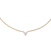 4MM ROUND SOLITAIRE NECKLACE