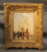 Oil on Canvas by P.J. Clays, Gifted by J.P. Morgan, 1897