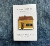 Miksch House Enamel Pin