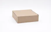 10″x10″x3″ Lock Corner Kraft Bakery Box, 1 Piece