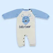 Bear Cub Knitted Romper