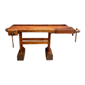 Antique Work Bench Rental | Place Cards, Server and Display Table NYC — Kraus' Tables & Chairs