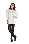 Letterman Detailed Flare Blouse