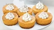 6 personal size Pumpkin Pies