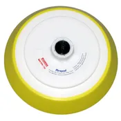 8" Yellow/White Soft Sanding Pad- 5/8 Hub Cloth Face- Flex Pad
