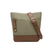 Betsy Bucket Bag | Fatigue Washed Canvas + Brown Leather