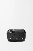 Bolso Pebble messenger pequeño en piel de ternera graneada flexible