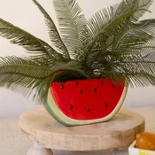 CERAMIC WATERMELON SLICE PLANTER