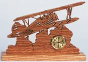 1928 Travel Air 4000 Scroll Saw Clock Pattern