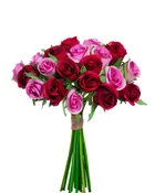 10" Rose Bud Silk Flower Bouquet