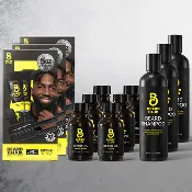 3-Pack Beard & Hair Color Kit - Jet Black