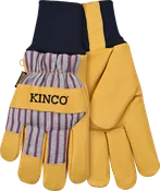Kinco 1927KW Line Premium Grain Pigskin Palm w/Knit Wrist