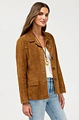 DIAMOND LASER ITALIAN SUEDE JACKET