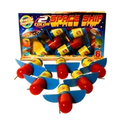 2 Color Space Ship, 6 pc