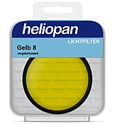 Heliopan 105mm Medium Yellow Filter (8) Schott Glass for B+W Photography