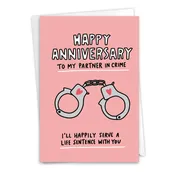 Anniversary Card - Partner In Crime