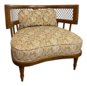 1940s Vintage Slipper Chair