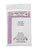 2" Hexagon Pieces - 25 pack