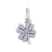 4 Leaf Clover Sterling Silver Charm