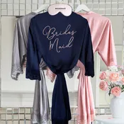 Bridesmaid Robes - Satin Lace