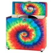 Wholesale Innovative Technology Victrola Vintage Vinyl Record Storage Carrying Case for 30+ Records, Tie Dye - VSC-20-TDY, 1SFA