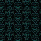 Emerald Hollow – Damask | Black | Sue Zipkin | Cotton Quilting Fabric