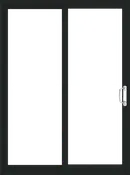 Andersen 200 Series Perma Shield Patio Door 2 Panel - Black