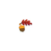 Acorn w/ Oak Leaf Magnet