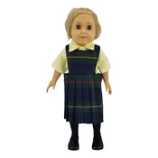 18" Doll Uniform - Plaid 83 Jumper with Shirt