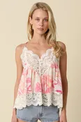 90s Flowy Floral Top