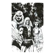 Thundarr the Barbarian Ink Art Print - 11" x 17" Fantasy Wall Art — On the Square Comics & Studio