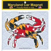 Car Magnet – 6″ Maryland Crab Flag