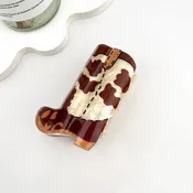 Cowboy Boots Acrylic Hair Claw Clip: B