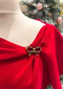Black Bow Brooch