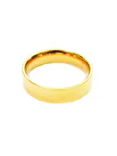 5mm Gold Plated Stainless Steel Band