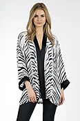 "Miami" Zebra Kimono Jacket - Limited Edition — NOMADS AND MAD ONES