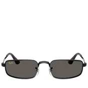 A$AP Rocky x Ray-Ban Bold Metals - Polished Black/Dark Gray