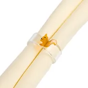 Charm Inlay Glass Napkin Ring