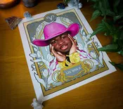 Black Zodiac Lil Nas X Print