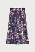 ARTFULLY CRAFTED WEAVING TWEED PRINTED SKIRT, MERGING CLASSIC CHARM STYLE