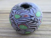 Ancient Design new Glass Majapahit Trade Beads – Matte Black,White,Green Red