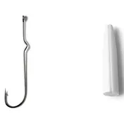 Popper Bodies with Hooks - Panfish Popper Bodies with Size 10 and 12 Hooks