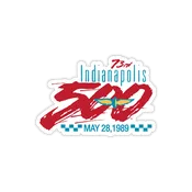 1989 Indy 500 Sticker