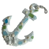13" ANCHOR W/SEAGLASS 76097-2