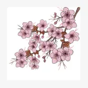 Cherry Blossom Dish Cloth