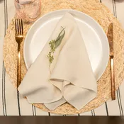Serviette Lin Ivoire - Paquet de 2