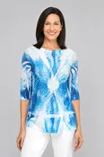 Top Ligne Watercolor Burst Crew