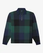 Buffalo Plaid Zip Polo