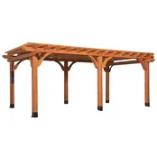 Backyard Discovery 20ft x 12ft Beaumont Pergola – Premium Cedar Wood, Sturdy and Elegant Design